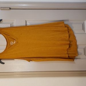 Maurice's mustard colored sleeves top XL